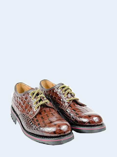 Ranger Leather Croc Brown Shoe