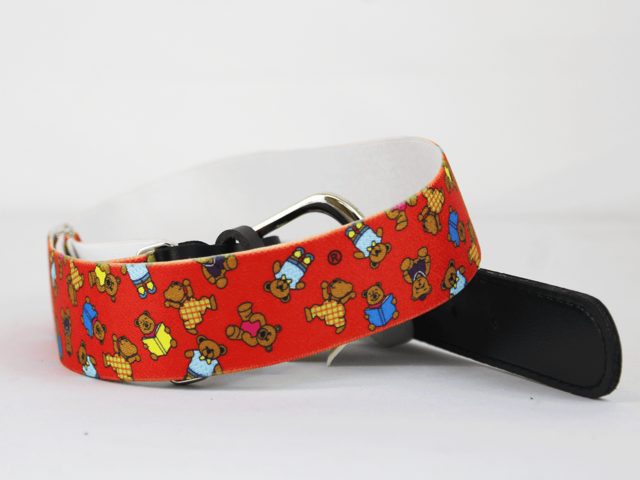 Bossini Red Teddie Bear Adjustable Stretch Belt