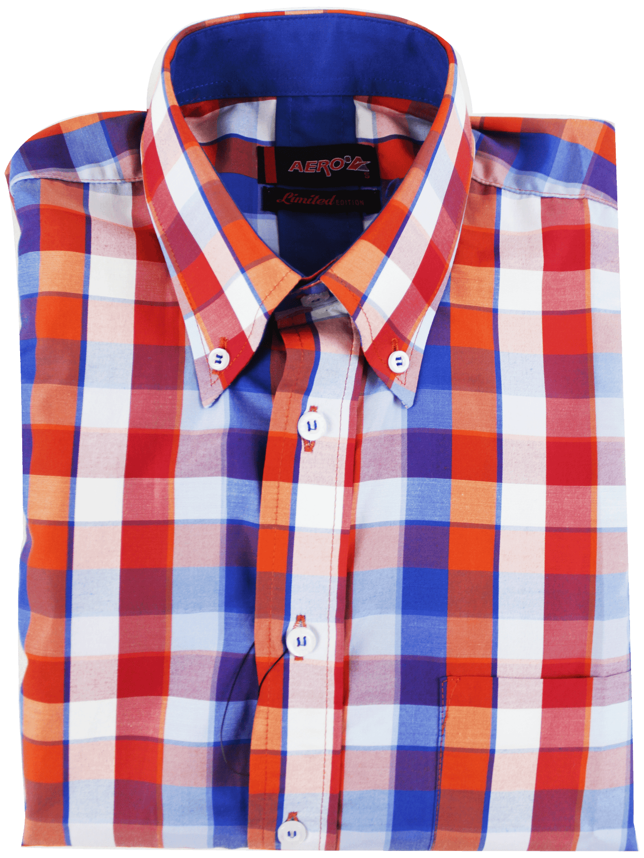 AERO Red Checkered S/S Shirt