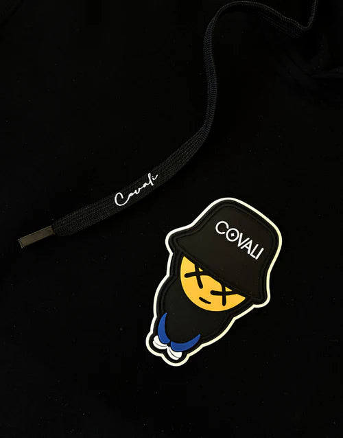 Covali Felpa Black Hoodie