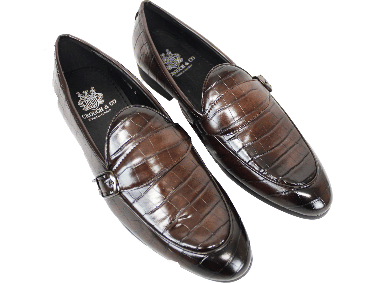 P CROUCH  Choc Croc Monk Strap