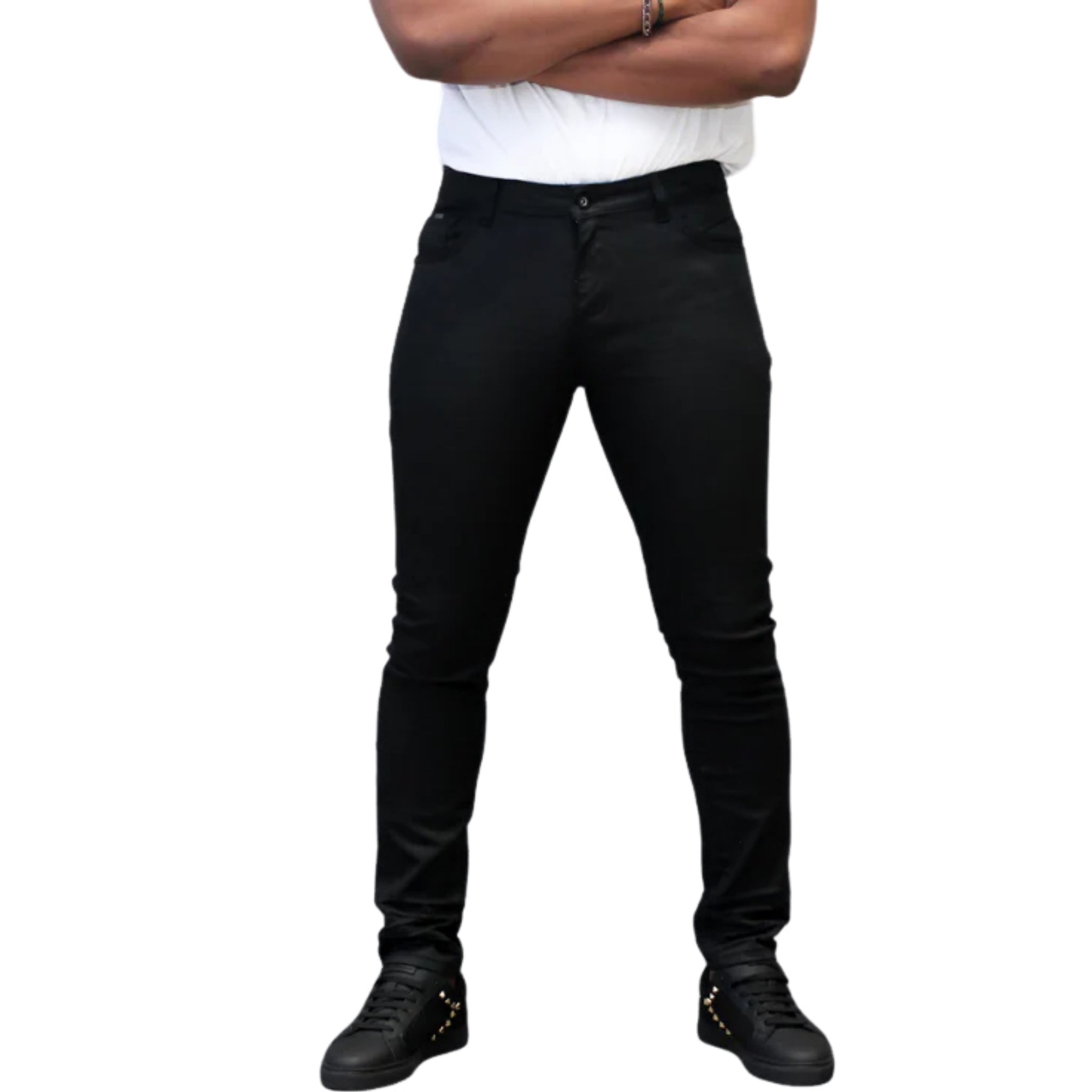 Pure Premium Ginetti Black Wax Jeans