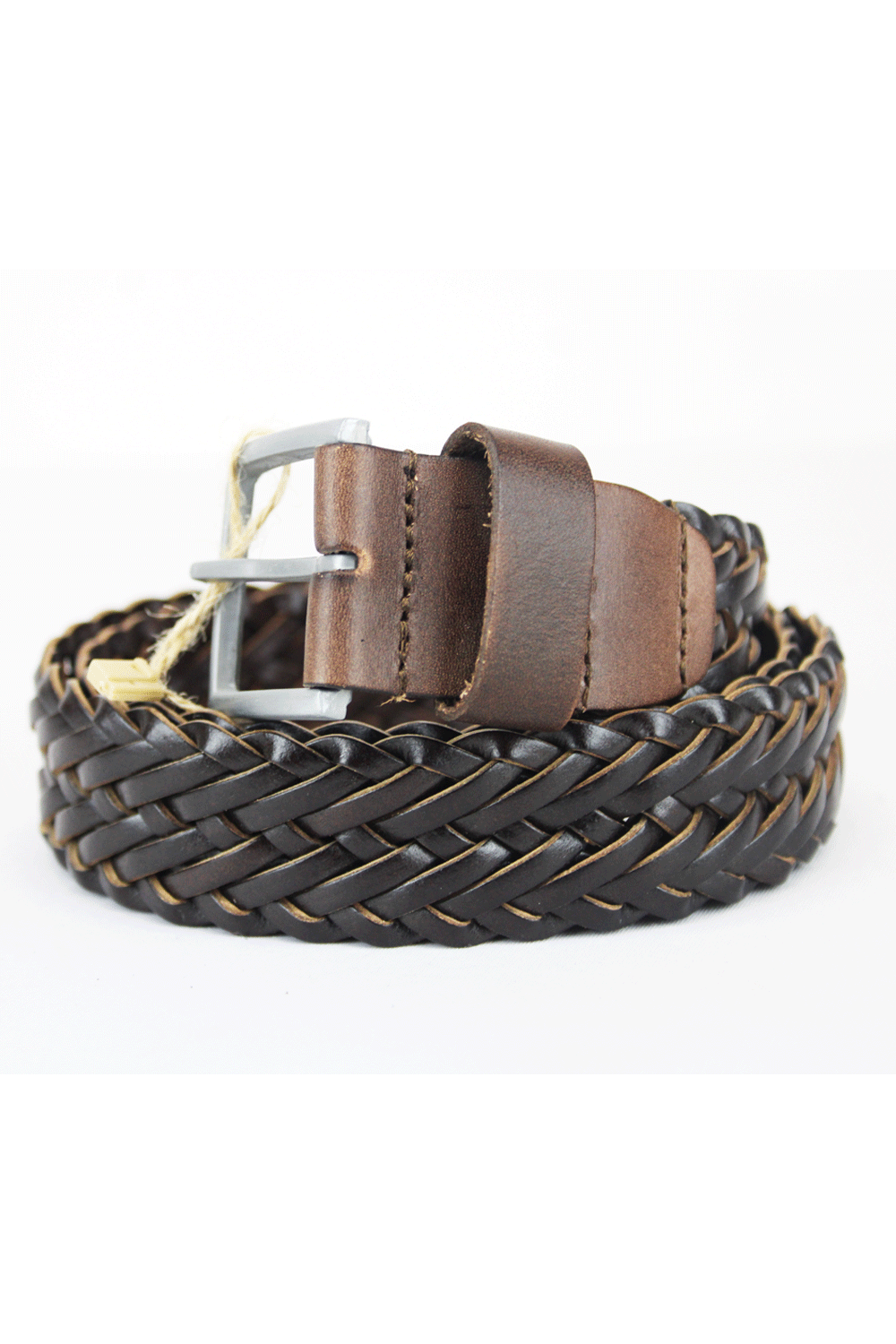 BOSSINI Brown Woven Belt