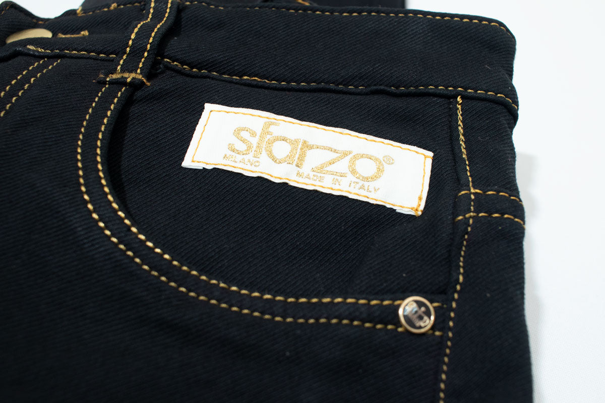 Sfarzo Couture Milano Italy Black Jeans