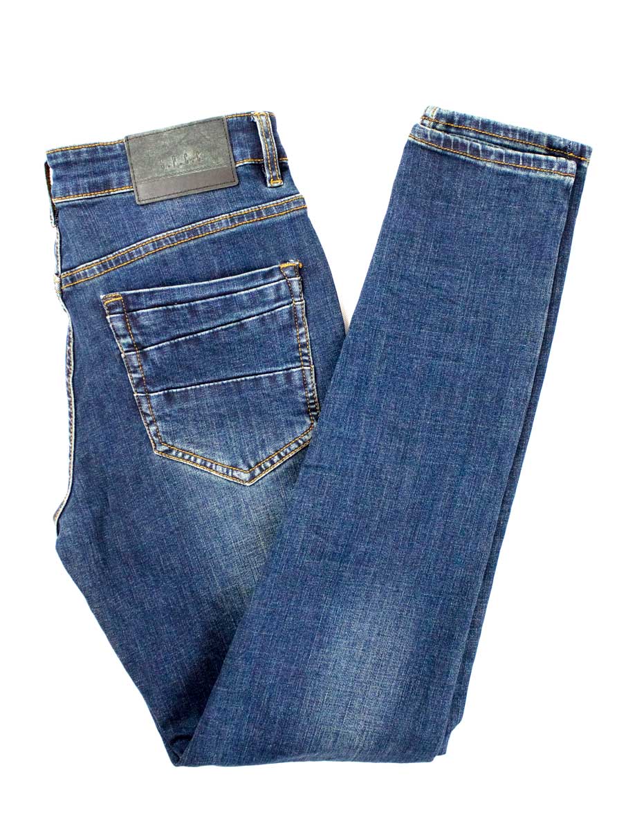 SPCC Trench Skinny Jeans Indigo Blue