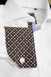 Rossini White Double Cuff Shirt - BOSSINI SA