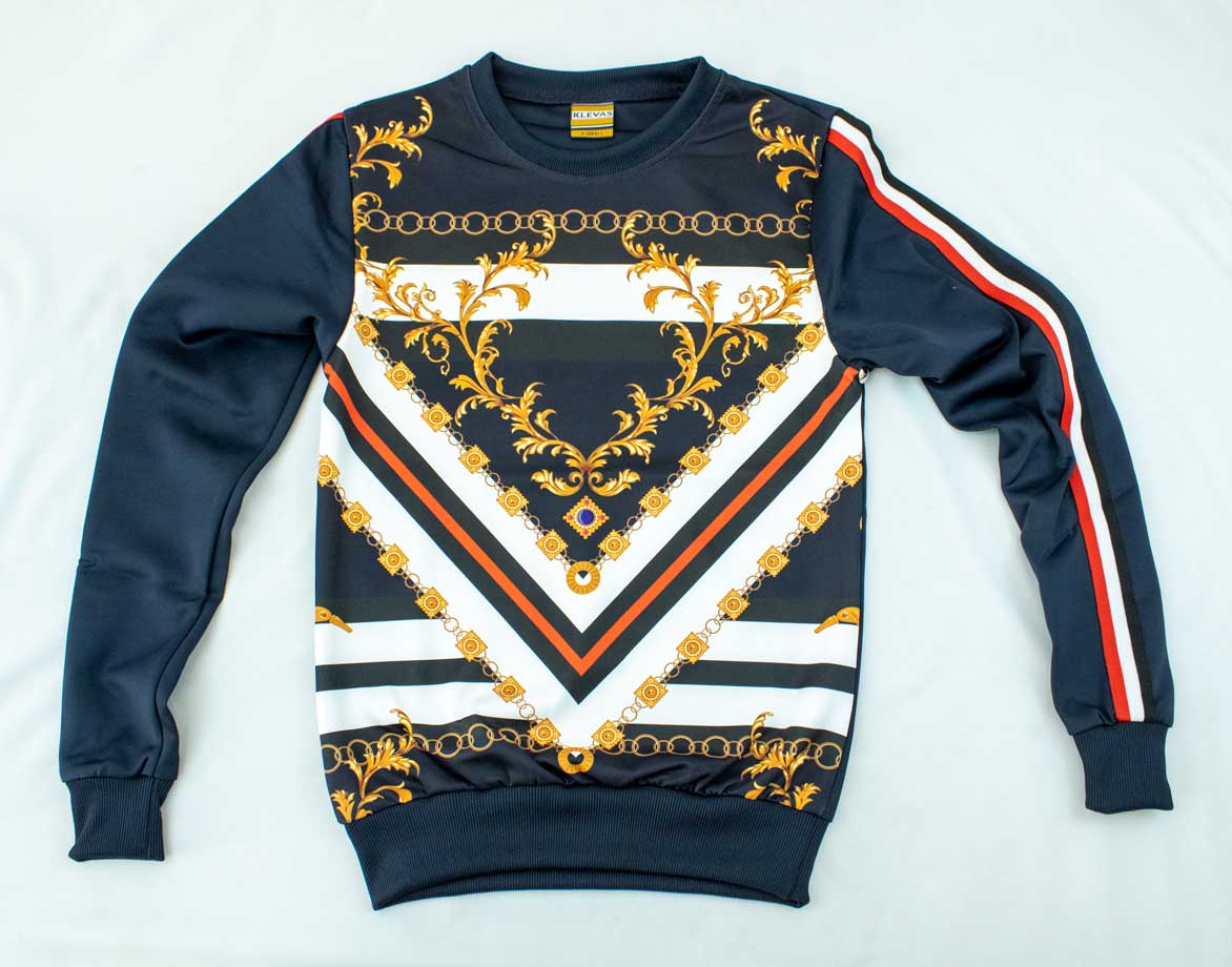K7 Triangle Sweater Navy - BOSSINI SA