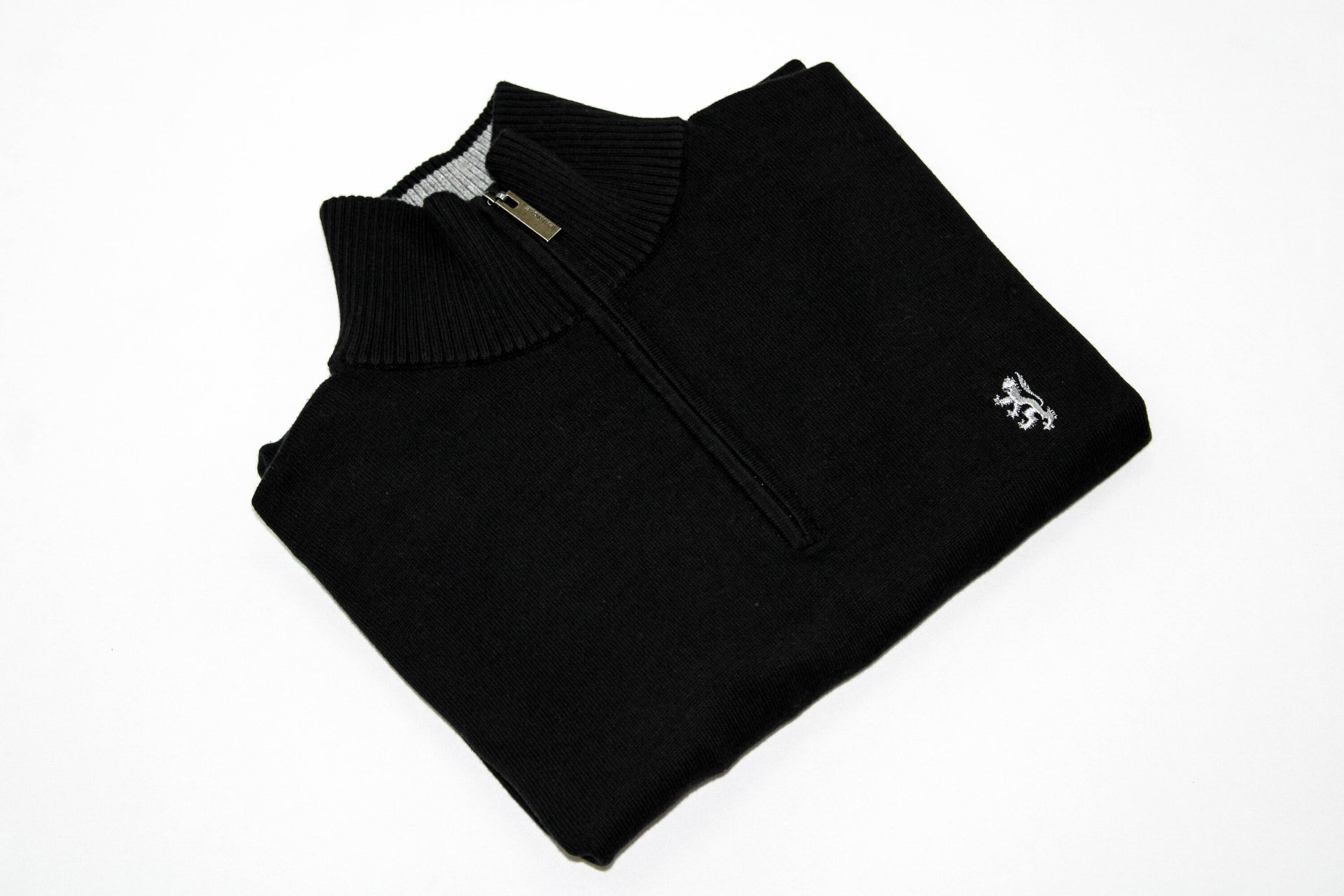 Pringle Quarter Zip Black Knitwear - BOSSINI SA