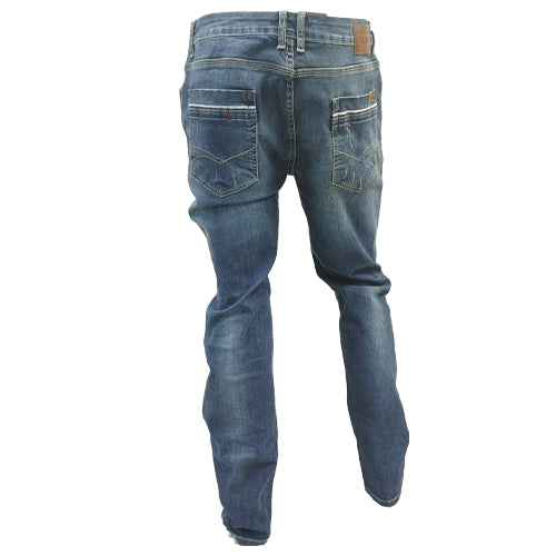 men's denim jeans blue swirl