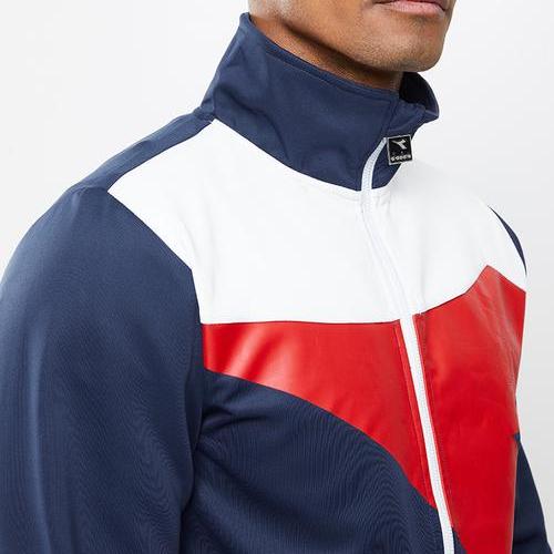 Diadora Atleta Jacket Navy & Red - BOSSINI SA