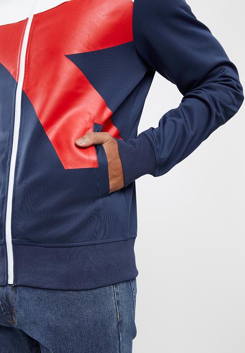 Diadora Atleta Jacket Navy & Red - BOSSINI SA