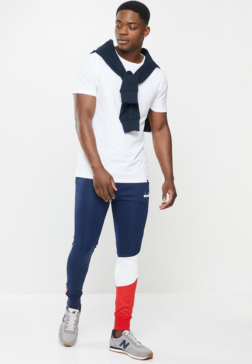 Diadora Forma Track Pants Navy & Red - BOSSINI SA