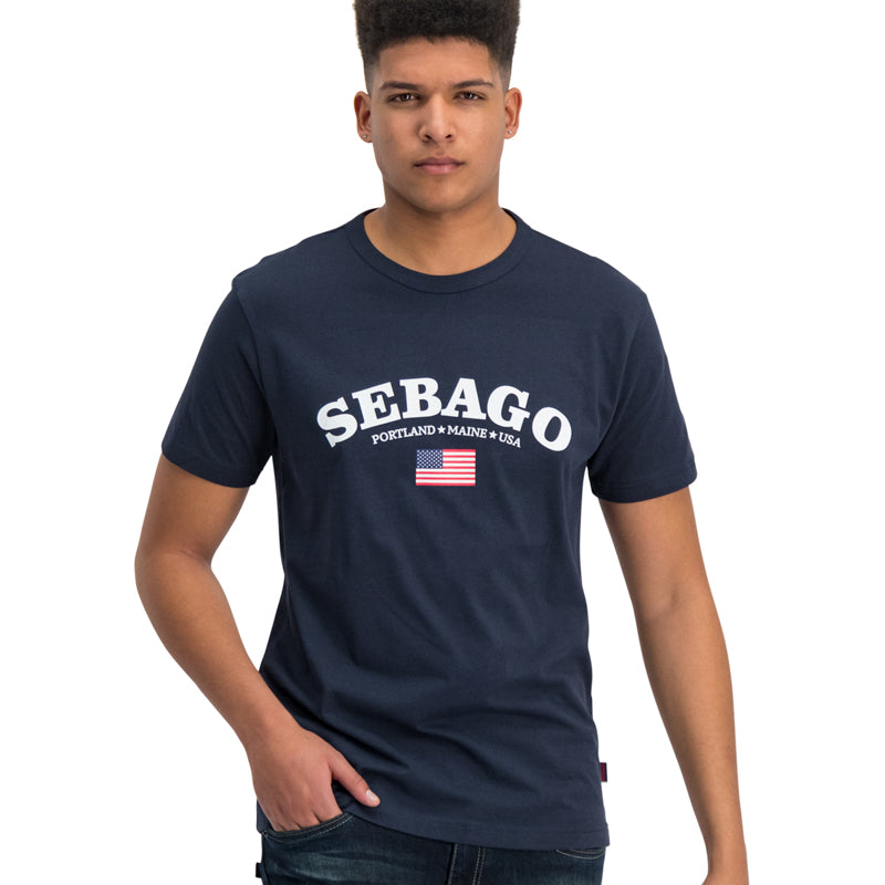 Sebago Rudder T-Shirt Blue Marine - BOSSINI SA