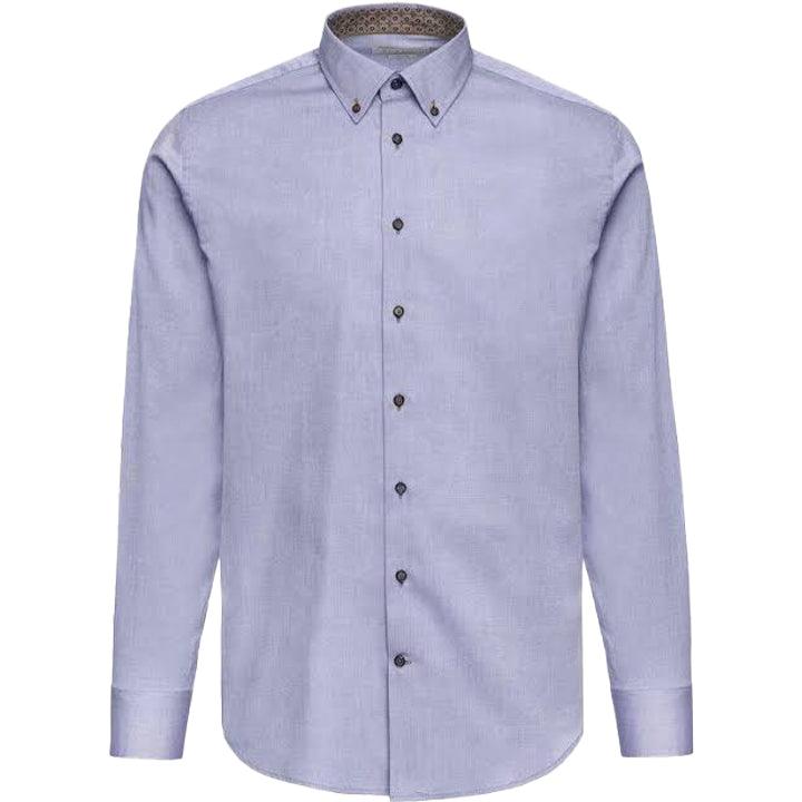 men's shirt bugatti light blue long sleeves
